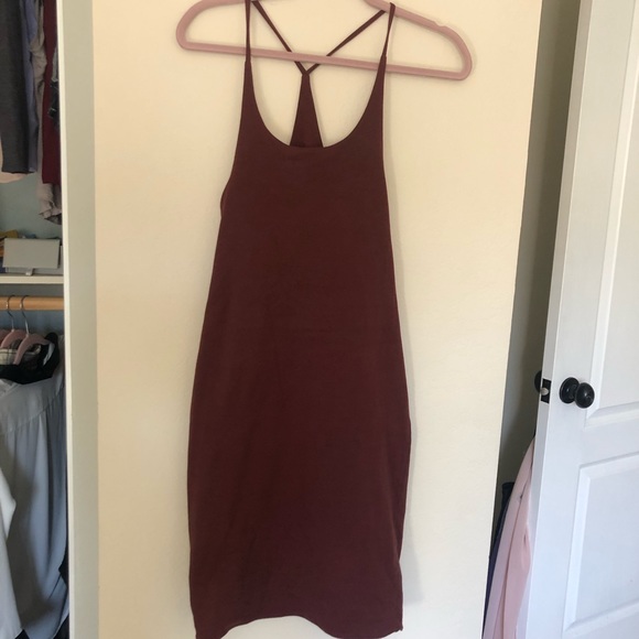 Acacia Swim Hanoi Dress in Merlot, Medium - Picture 3 of 5